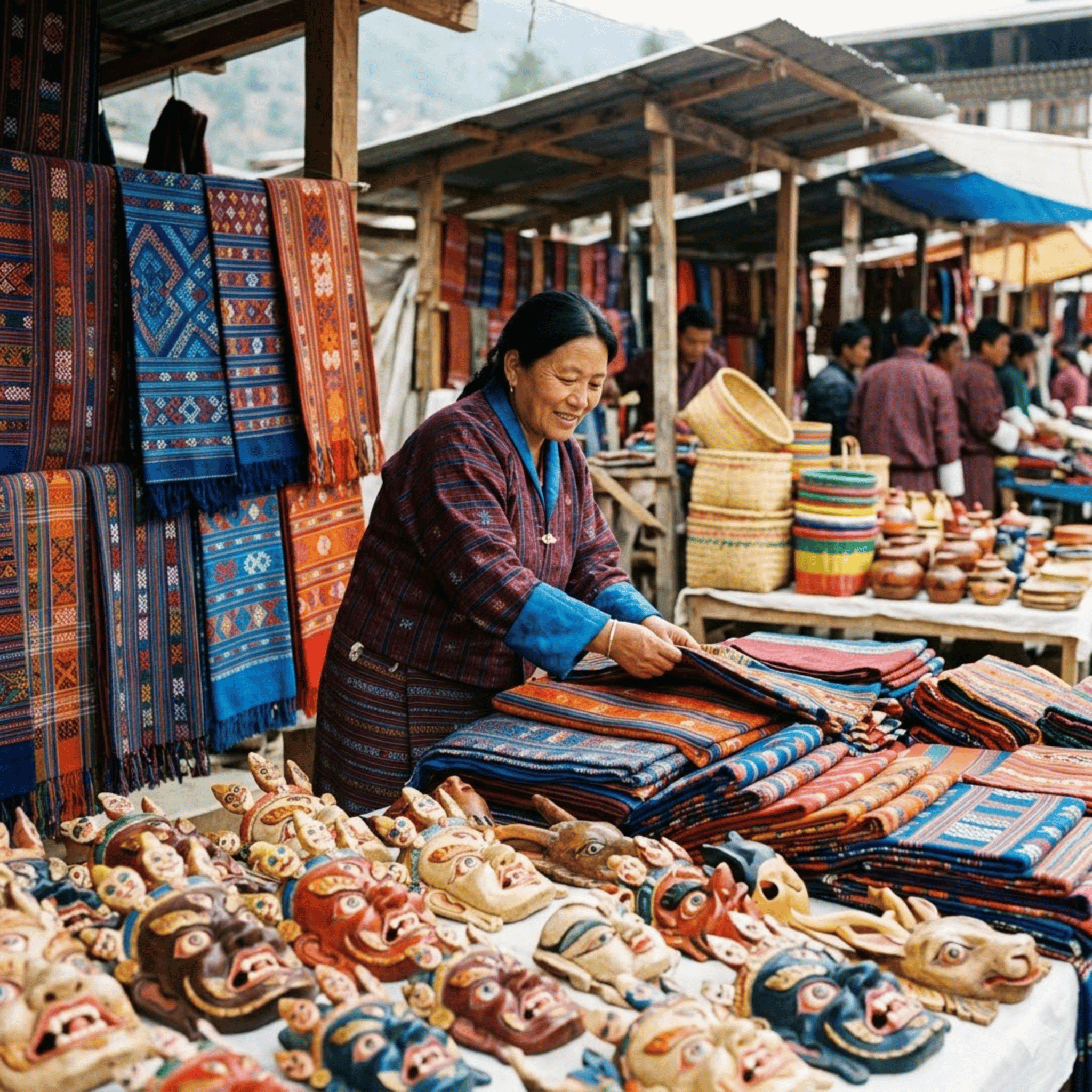 Discover Local Markets and Handicrafts in Bhutan