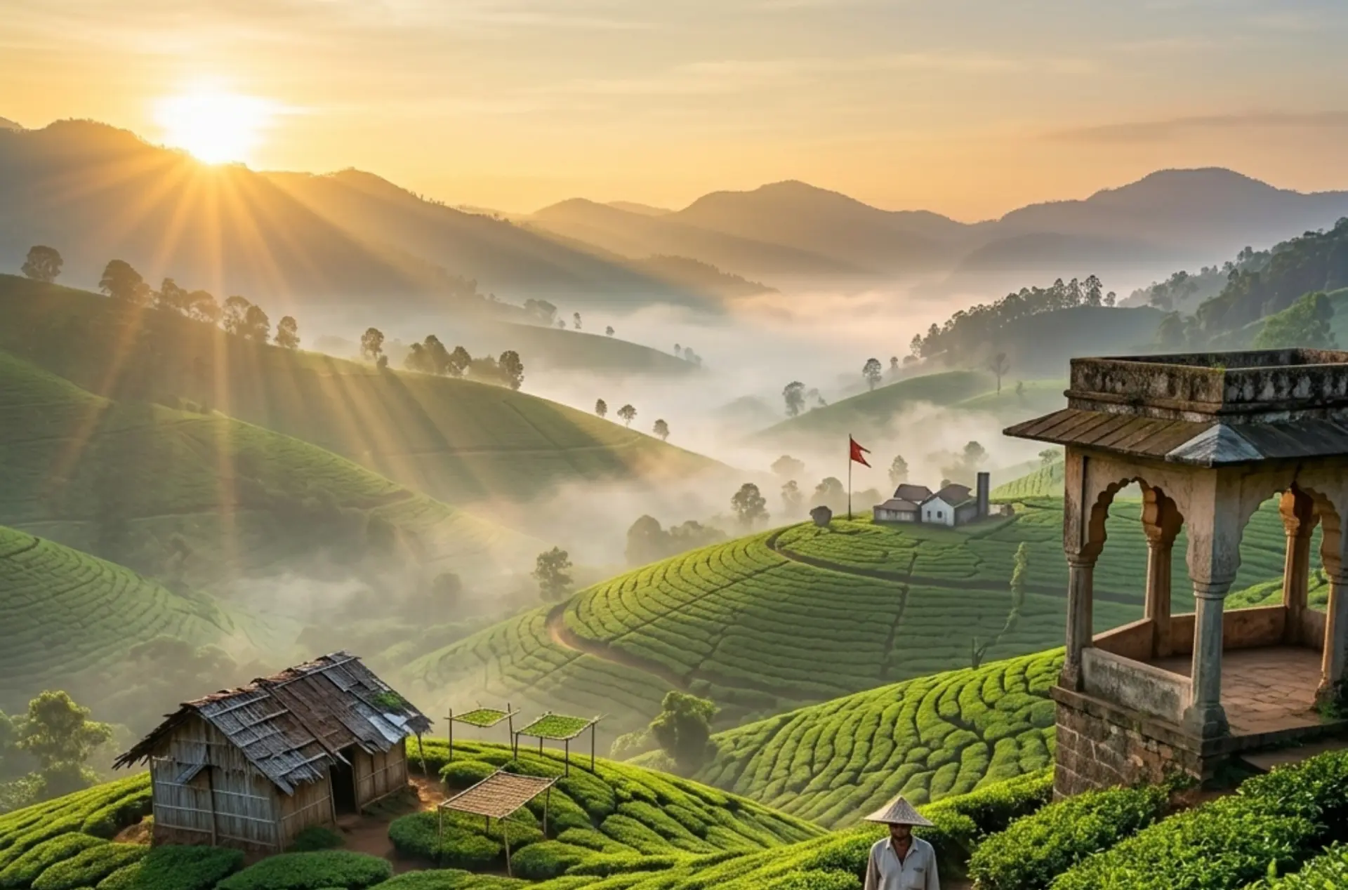 Premium Kerala Romantic Tour with Houseboat Stay