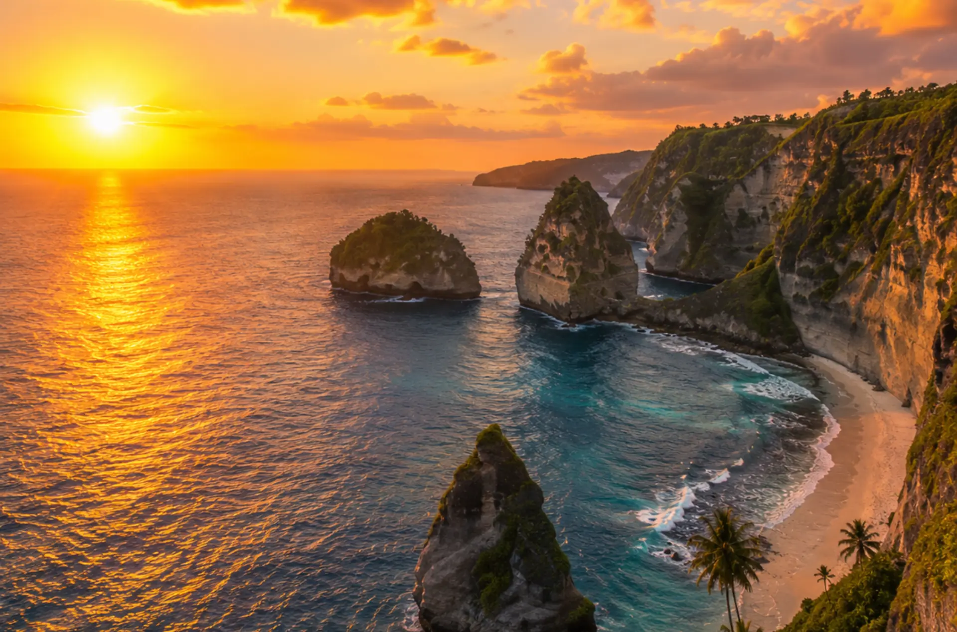 Romantic Bali Honeymoon Getaway with Private Cab & Sightseeing