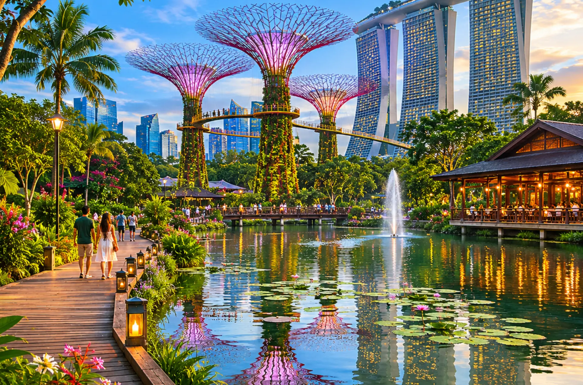 Singapore Romantic Holiday Package with Night Safari & Sentosa Island