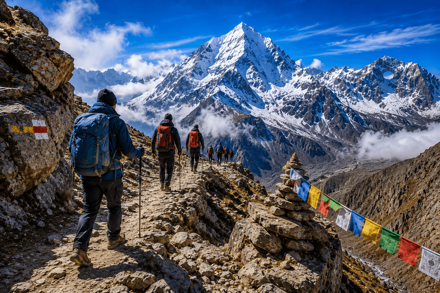 High-Altitude Trekking Experience During Adi Kailash Yatra