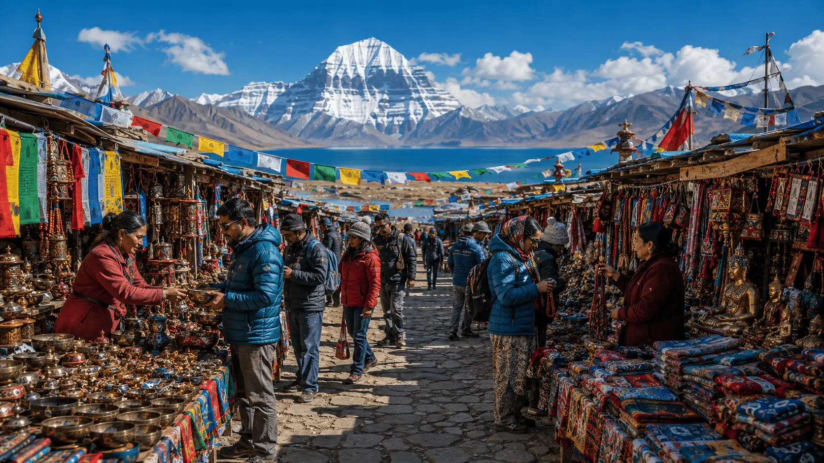 Best Tibetan Markets Near Kailash Mansarovar: Where to Shop During Your Yatra